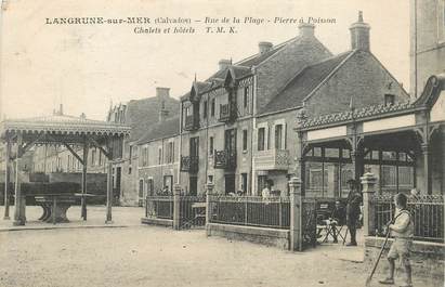 CPA FRANCE 14 "Langrune sur Mer, rue de la Plage"