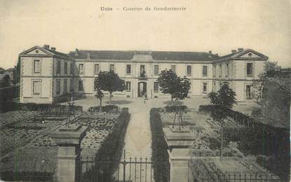 CPA FRANCE 30 " Uzès, Caserne de Gendarmerie".