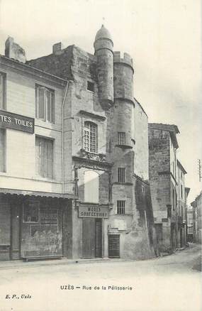 CPA FRANCE 30 " Uzès, Rue de la Pélisserie".