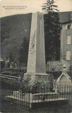 CPA FRANCE 30 " Valleraugue, Le monument aux morts".