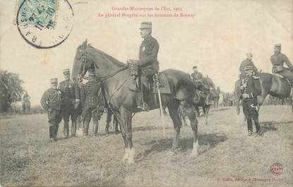 CPA FRANCE 10 " Rosnay, Grandes manoeuvres de l'Est 1905".