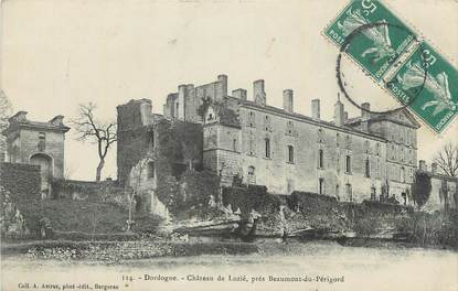 CPA FRANCE 24 "Près de Beaumont du Périgord, Château de Luzié".