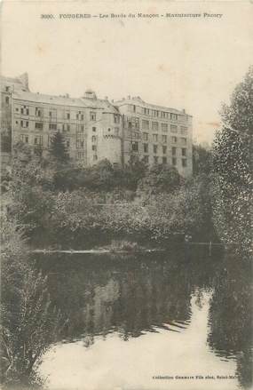 CPA FRANCE 35 " Fougères, Les bords du Nançon, Manufacture Pacory".