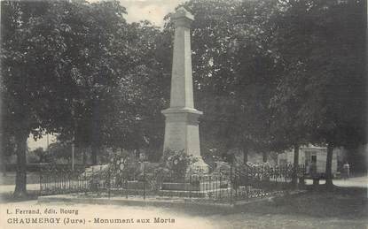 CPA FRANCE 39 "Chaumergy, Le monument aux morts".