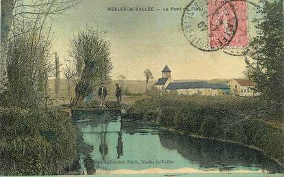 CPA FRANCE 95 "Nesles la Vallée, le Pont de Flelu"