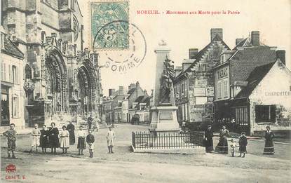 CPA FRANCE 80 "Moreuil, monument aux morts"