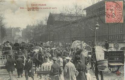 CPA FRANCE 75 "Paris 1er, Les Halles le matin".