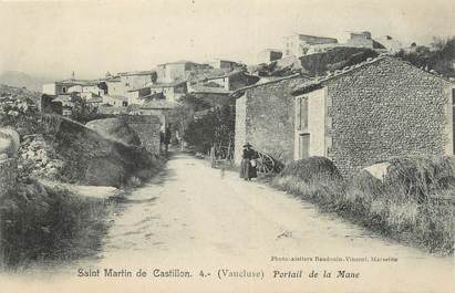 CPA FRANCE 84 " St Martin de Castillon, Portail de la Mane".