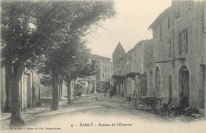 CPA FRANCE 84 "Sault, Avenue de l'Oratoire".