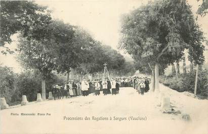 CPA FRANCE 84 "Sorgues, Processions des Rogations".