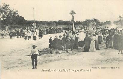 CPA FRANCE 84 "Sorgues, Processions des Rogations".