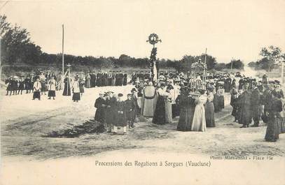 CPA FRANCE 84 "Sorgues, Processions des Rogations".