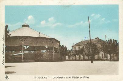 CPA ALGERIE "Morris, le Marché et les Ecoles de filles"