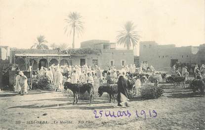 CPA ALGERIE "Sidi Okba, le marché"