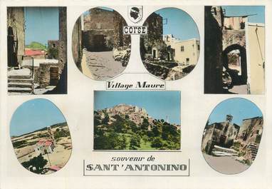 CPSM FRANCE 20 "Corse, Sant"Antonino, Vues".
