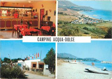 CPSM FRANCE 20 "Corse, St Florent, Camping caravaning Acqua Dolce".