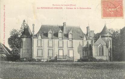 CPA FRANCE 61 " La Poterie au Përche, Château de la Guimandière".