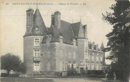 CPA FRANCE 61 "St Sulpice sur Rille, Château de Fontenil".