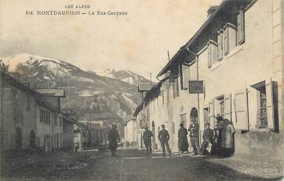 CPA FRANCE 05 "Montdauphin, La rue Canpana".