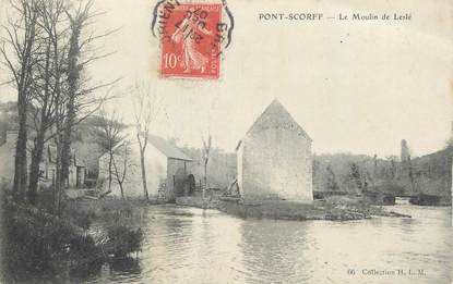 CPA FRANCE 56 " Pont Scorff Le moulin de Leslé".