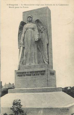 CPA FRANCE 59 "Feignies, Le monument aux morts".