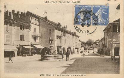 CPA FRANCE 74 " Rumilly, Place de l'Hôtel de Ville".