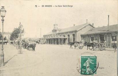 CPA FRANCE 49 " Angers, La gare St Serge".