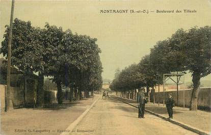 CPA FRANCE 95 " Montmagny, Boulevard des Tilleuls".