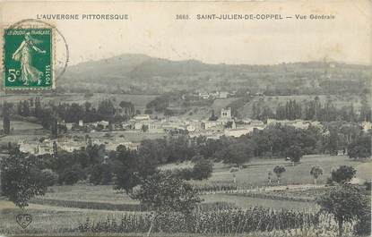 CPA FRANCE 63 "St Julien de Coppel, Vue générale".