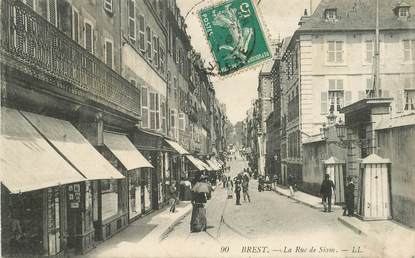 CPA FRANCE 29 "Brest, la rue de Siam  "