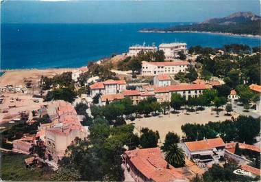 CPSM FRANCE 83 " Ile de Porquerolles, Vue générale aérienne".