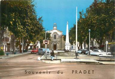CPSM FRANCE 83 " Le Pradet, La place et l'église".