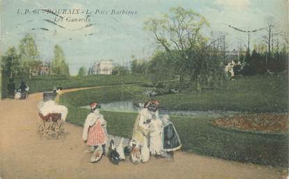 CPA FRANCE 59 " Roubaix, Le parc Barbieux, les canards".