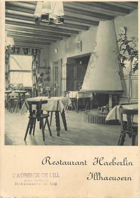 CPSM FRANCE 68 " Illhaueusern, Restaurant Haeberlin".