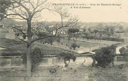 CPA FRANCE 93 "Le Raincy, Franceville, vue de Maison Rouge à vol d'oiseau"