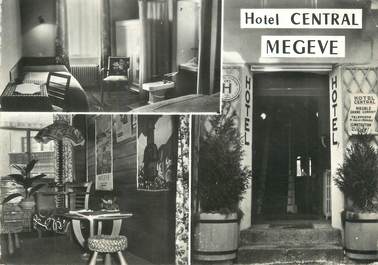 CPSM FRANCE 74 " Megève, Hôtel Centreal".