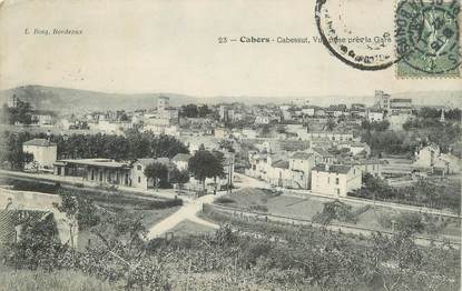 CPA FRANCE 46 " Cahors, Cabesut, vue prise près de la gare".