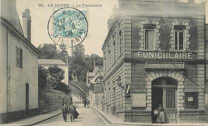CPA FRANCE 76 "Le Havre, le funiculaire"
