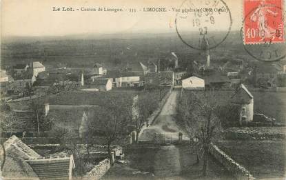 CPA FRANCE 46 "Limogne, Vue générale".