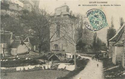 CPA FRANCE 46 "Rocamadour, Le Moulin de l'Abzou".