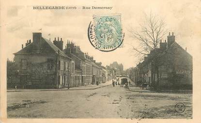 CPA FRANCE 45 "Bellegarde, rue Demersay"