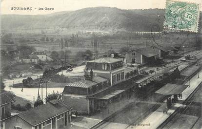 CPA FRANCE 46 "Souillac, La gare".