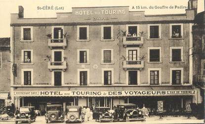 CPA FRANCE 46 "St Céré, Hôtel du Touring et des Voyageurs".