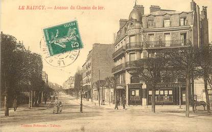 CPA FRANCE 93 "Le Raincy, avenue du Chemin de fer"