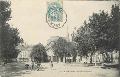 CPA FRANCE 47 " Aiguillon, Place du Château".