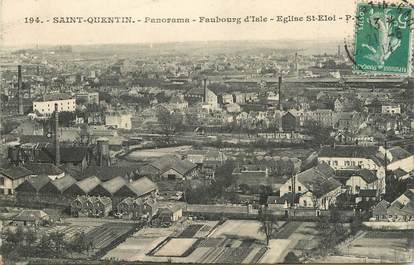 CPA FRANCE 02 "Saint Quentin, Faubourg d'Isle, Eglise Saint Eloi"