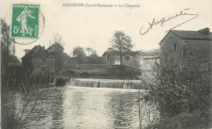 CPA FRANCE 47 "Allemans, La chaussée".