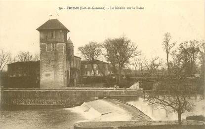 CPA FRANCE 47 "Buzet, Le moulin sur la Baïse".