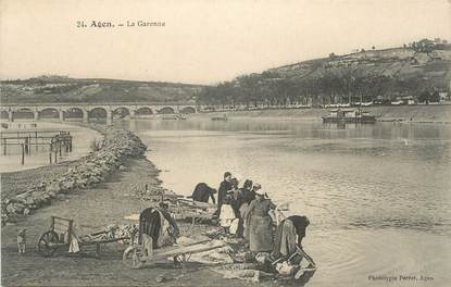 CPA FRANCE 47 "Agen, La Garonne".