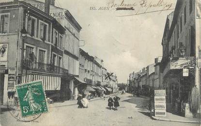 CPA FRANCE 47 "Agen, Boulevard République".